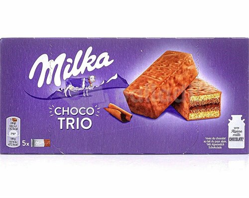 Шоколадный бисквит Milka Choco Trio (Германия), 150 г 4738 - фото 15177