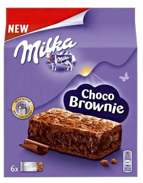 Бисквит Милка Чоко Брауни / Milka Choco Brownie 150 гр 4739 - фото 15179