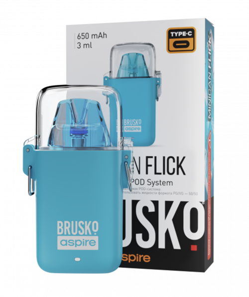 Brusko Minican Flick Pod 650mAh 4996 - фото 15956