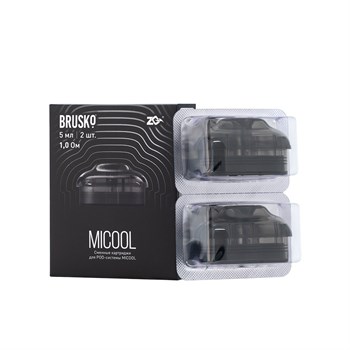 Картридж Brusko ZQ Micool 5 мл 1.0 Ом 2 шт 2535