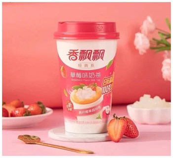 Китайский молочный чай "U. Loveit Milk Tea" со вкусом клубники 2643